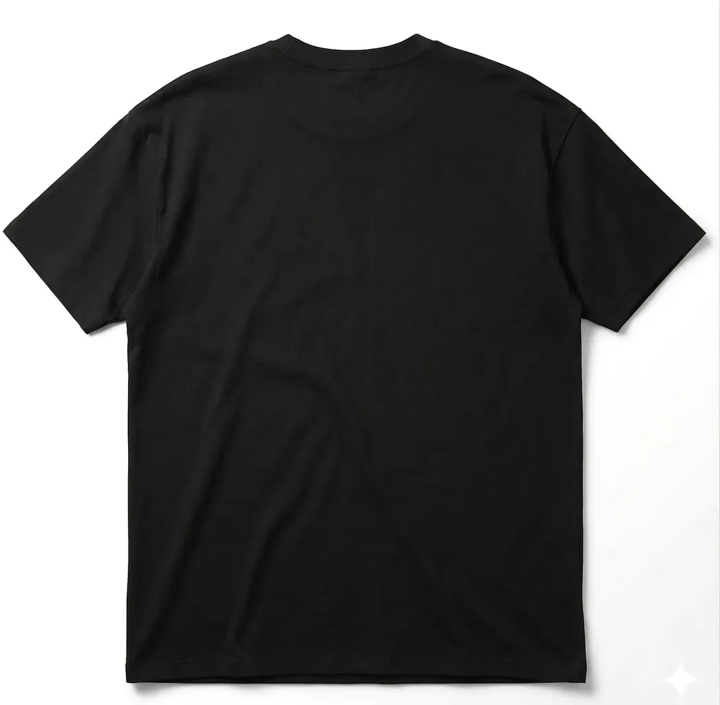 Times of Success T-Shirt — back view (plain black)